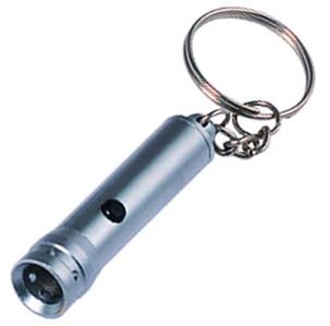 China Promotional gifts Mini PVC, METAL Material printed led flashlight mini keychain torch for sale