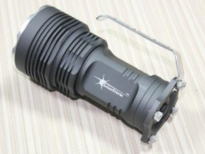 China 4000 Lumen 3-Mode 5 * Cree T6 Aluminum Led Flashlight Torch With Stailess Steel Handbar for sale