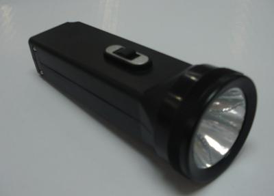 China Black Case Rechargeable Emergency Plastic Led Torch Flashlight With 3 Leds for sale