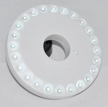 China 24 LEDs 0.5W Outdoor Round Lamp White Multi-functional High-efficient portable Led camping Light for sale