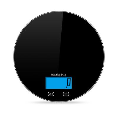 China WITH LID Waterproof Round ProCircle Kitchen Digital Smart Scale With APP for sale