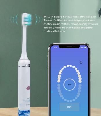 China Leading Body ABS+PP LCD Touch Screen Smart Toothbrush with Adjustable Intensities and Smart Timer for sale