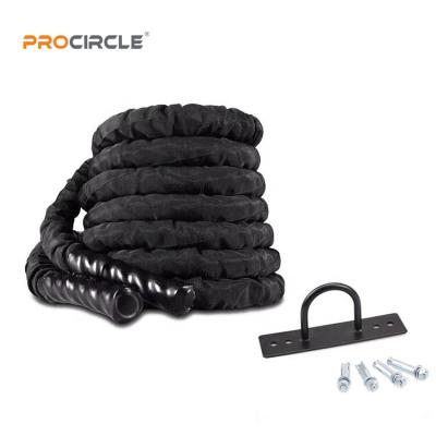 China High Quality Gym Power Training Battle Rope Climbing Rope With Nylon Cover for sale