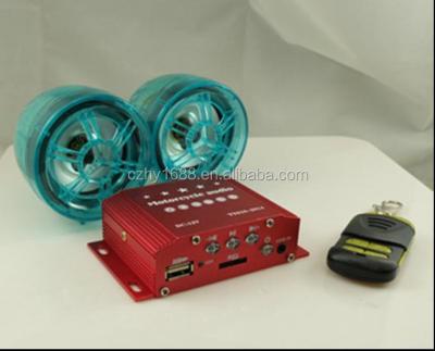 China wireless motorcycle mp3 audio alarm system for sale