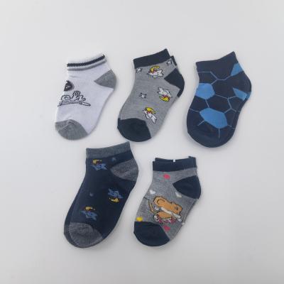 China Wholesale Custom Logo Sporty Organic Cotton Football Pattern Baby Socks For Kids Boys for sale