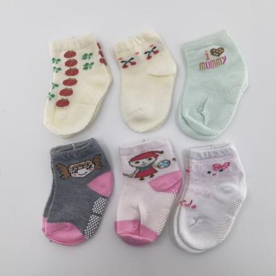 China Sporty Wholesale Custom Logo ODM Cotton Fashion Designer Stripe Kids Socks For Baby for sale