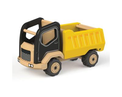 China Baby Educational Construction Car Toy Wooden Truck Model Kids Educational Wooden Toy for sale