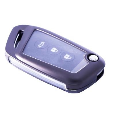 China Custom Industry OEM Car Key Protector Case Holder Fob Shenzhen Cover Black and Gray for Option for sale