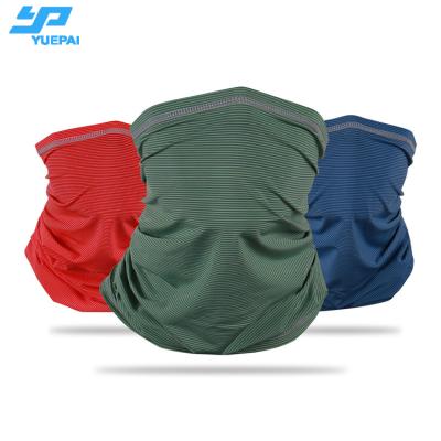 China Custom logo sport neck cuff breathable white solid color tube headband cover mask headwear tubular head bandana scarf for sale