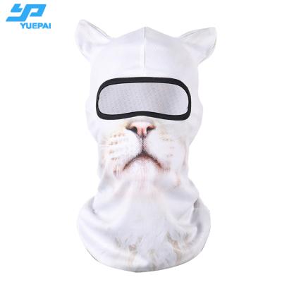 China Breathable Custom Design Logo Animal Headwear Magic Scarf Full Face Mask 3D Printing Balaclava Bandana Bandana Mask for sale