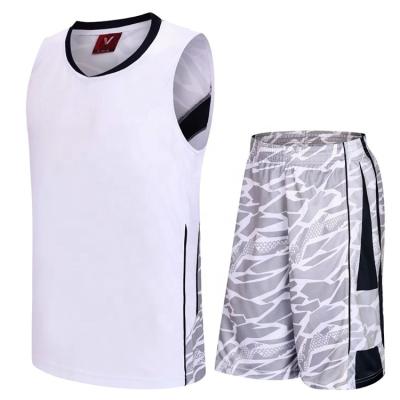 China New Breathable Wholesale Empty Team Basketball Tank Tops To Print Design Your Own Basketball Uniform for sale