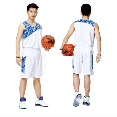 China Best Breathable Factory Price Customized Design Men Basketball Tank Top Uniforms Team Uniform With Spandex Fabric for sale