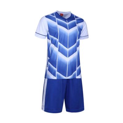 China Free Printing Pattern Latest Football Jersey Custom Sports Logo Soccer Team Wear Cheap Jersey Sets New Designs Football Uniform for sale