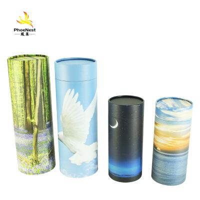 China European Style Waterproof Urns Casket Customized Scatter Tubes Urns Cremation Casket for sale