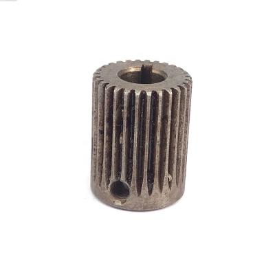 China Suitable for all kinds of Metal Gear 75BF006 OD18 ID8mm of EDM (HS) WEDM machinery parts 28 teeth stepping motor for wire cutting machine for sale