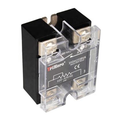 China Sealed Linear Adjustable Solid State Relay SSR-25VA Proportional SSR Phase Angle Control Solid State Relay SSVR for sale