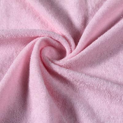 China Stain resistant. terry towel polyester weft knitted single sided terry knitted terry towel knitted towel fabric wholesale supply sufficiently for sale