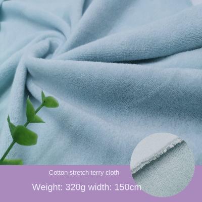 China Stain Resistant Cotton Towel Cloth Cotton Stretch Knitted Nylon Towel Cloth Clothing Fabric 90% Cotton 10% for sale