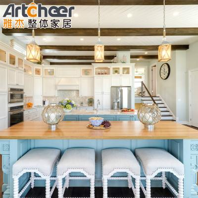 China Armarios de cocina de madera sólida modular importados de la colección moderna y elegante de Artcheer en venta