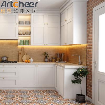 China Best Modern Stylish Kitchen Cabinets Handle with Plywood Door Material and Luxury Design en venta