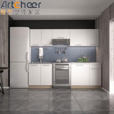 China Small Room Kitchen Cabinets Complete Sets with Plywood Carcase and Contemporary Design for sale