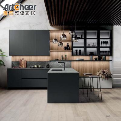 China Germany Style Compact Kitchen Cupboard Artcheer Modern Hotel Kitchen Cabinet Designs en venta