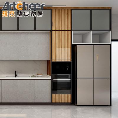 China Upgrade Your Home with European Style Kitchen Cabinets and Waste Container Accessories zu verkaufen