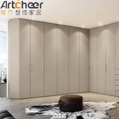 China Einfache und wirtschaftliche Schlafzimmer Modular Schrank LED-Licht mit Sensor erweiterbares Design zu verkaufen