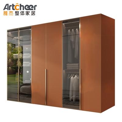 China Custom Bedroom Cabinet Combination Of Wardrobe With Customized Logo For Home Furniture for sale