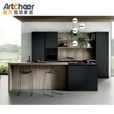 China Scandinavian Style Complete Kitchen Units Set Modern Design and Customized Size for sale