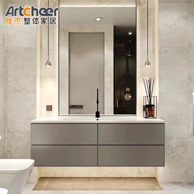 Китай Модульный современный макияж Luxury Bathroom Vanity Cabinet Combo Euro Style Bathroom Vanity продается