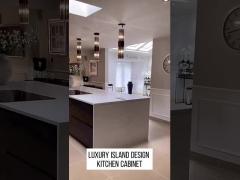 Luxury island design kitchen cabinet