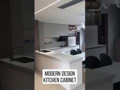 Modern white design kitchen cabinet