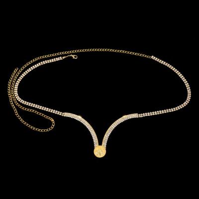 China Wholesale Price FASHIONABLE Women's New Products Sexy Bra Chain Bra Strap Chain Bra Chain For Night Club for sale