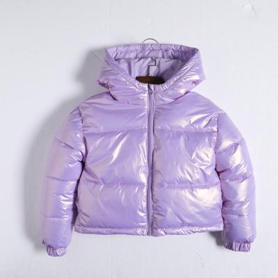 China Breathable Boys Girls Hooded Down Jacket Winter Warm Coat Windproof Zipper Puffer Outerwear Coat for sale