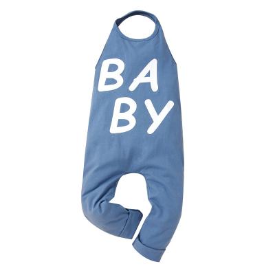 China Breathable Hot Sale Girls Boys Boutique Outfit Toddler Children Baby Letter Cotton Jumpsuit Overalls Winter for sale