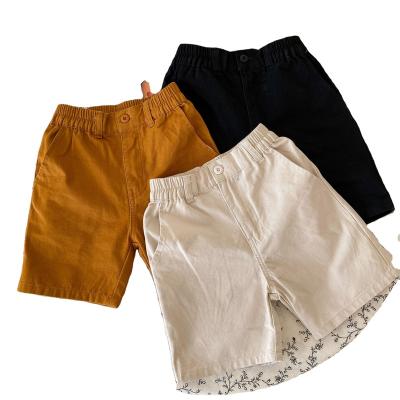 China Breathable Cute Design Child Boy Casual Beach Shorts Summer cotton trousers & pants baby boy shorts for sale