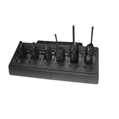 China POWER-TIME 6 way two way radios factory price in1 six way bank unit charger for motorola GP340 two way radio for sale