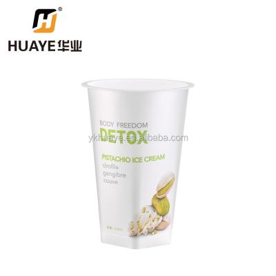 China Single wall plastic yogurt cup, plastic cup for sale