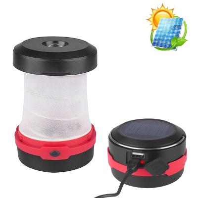 China Wholesale Hot Selling 3W LED Portable ROAD Buzz Light Solar Tent Camping Light For Outdoor Camping for sale