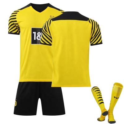 China Shirts & Main 2021 2022 Quality New Season Dortmund Cheapest Mens Football Uniform Jerseys White Thai Football for sale