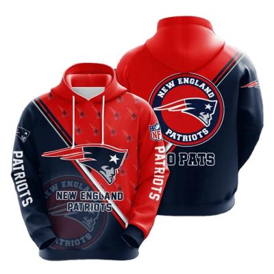 China QUICK DRY USA America 3D Digital Printing High Quality Football Teams NFL Hoodies Men Pullover Hoodies for sale