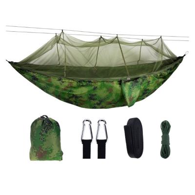 China Wholesale Adult Camping Outdoor Portable Nylon Hammock With Mosquito Net for sale