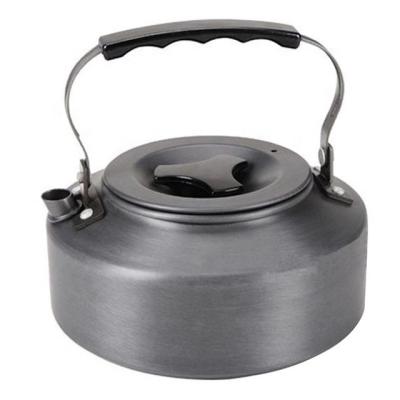 China Outdoor Camping Increasing Cookware Outdoor Teapot Camping 1.1L Picnic Coffee Water Displacement Portable Kettle for sale