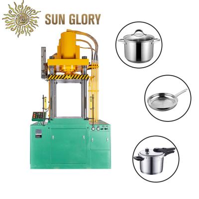 China Stainless Steel Cookware Sunglory Hydraulic Deep Draw Press Machine For Cookware Making Machine Stainless Steel Hydraulic Oil Cookware From Taiwan 30 for sale