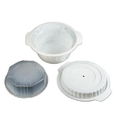 China Disposable Free Sample Custom Food Packaging Box Set Container Plastic Hot Pot PP Self-heating Food Packaging Microwave Oven for sale