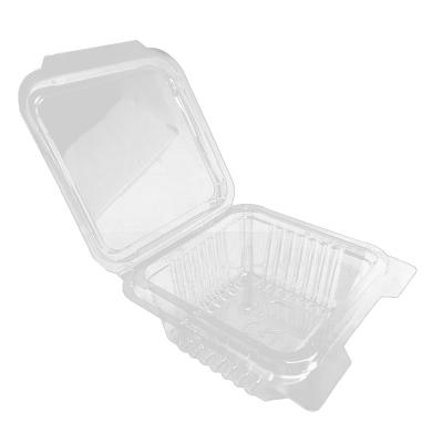 China Excellent Quality Disposable Food Container Fruit Salad Container Packing Box Transparent Disposable Refrigerator for sale