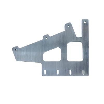 China Clean And Tight Tolerance Precision Laser Cut Service Lightweight Aluminum Bracket Supports Sheet Metal Fabrication Brackets With Slots for sale