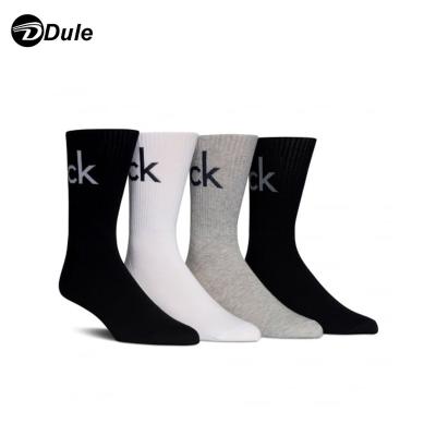 China Viable White Black OEM Custom Design Men Crew Sport Sock With Fashion Custom Bamboo Socks Cotton Logo Socks Custom Sock For Women And Men for sale