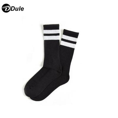 China DL-I-0027 Anti-Fault Ladies Black Sports Socks for sale